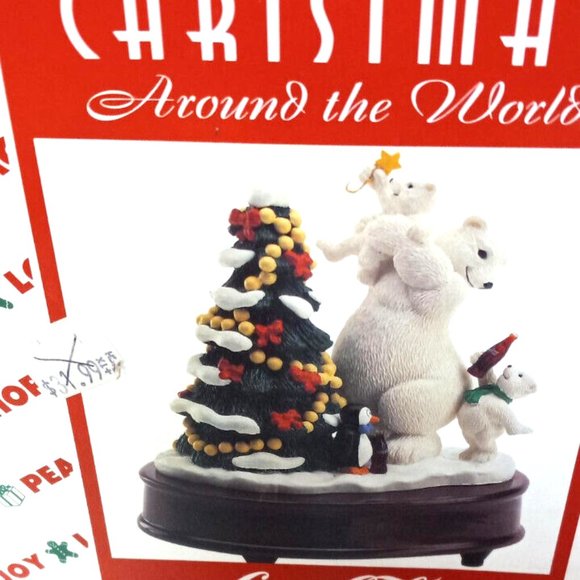 coca cola House of Lloyd  Music box  1996 w Box christmas around the world - Picture 6 of 6